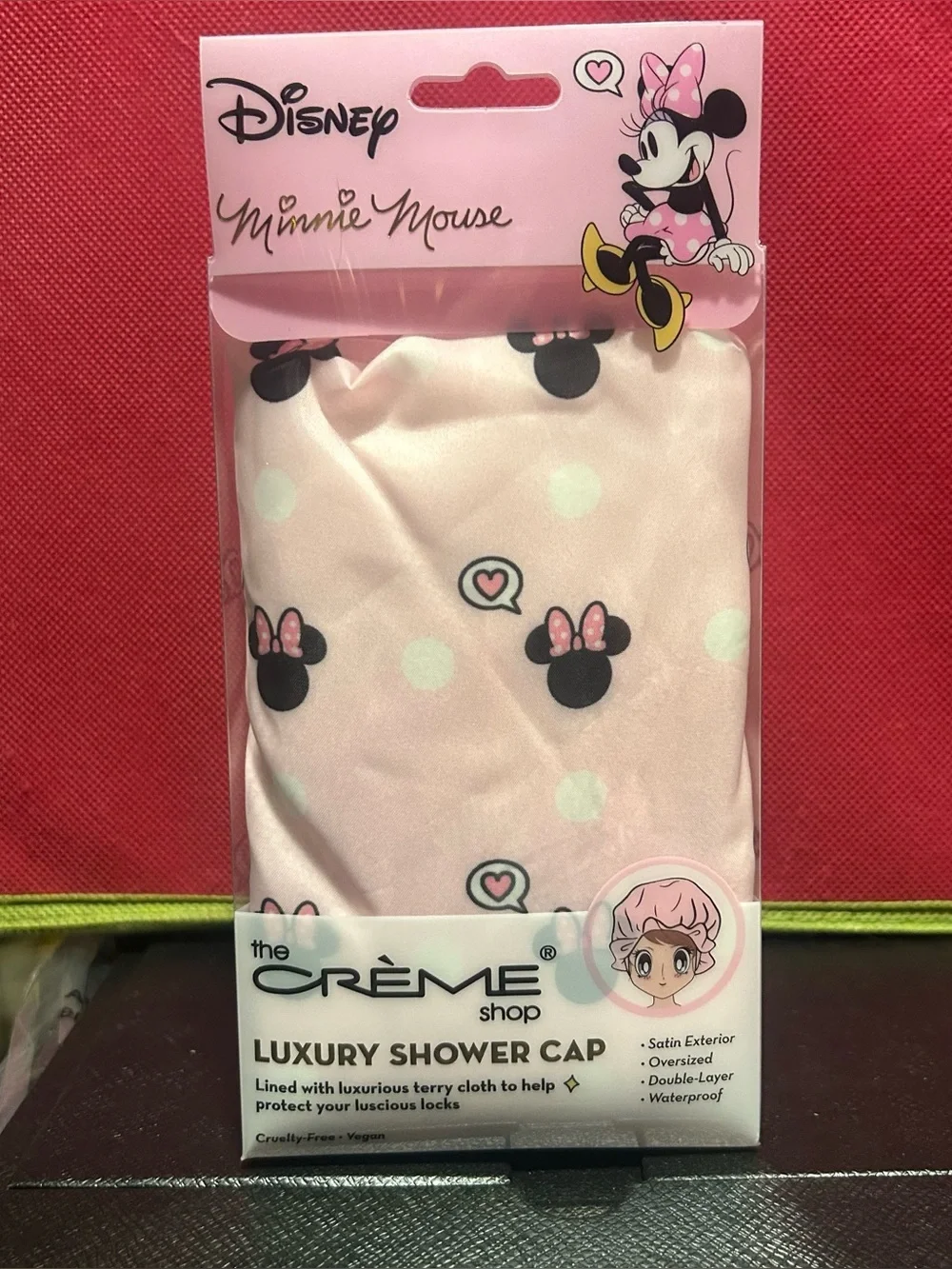 The Crème Shop x Disney Minnie Mouse Luxury Shower Cap